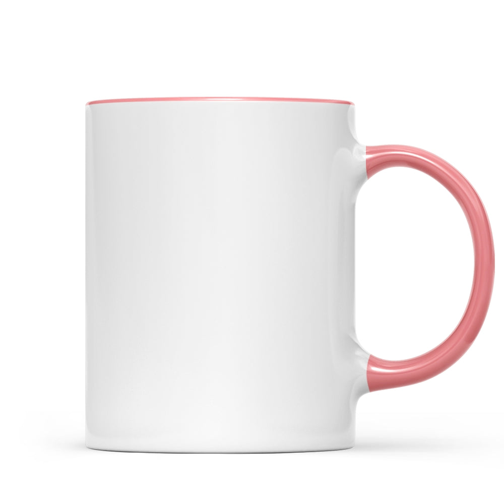 Floral Monogram Personalised Name Mug