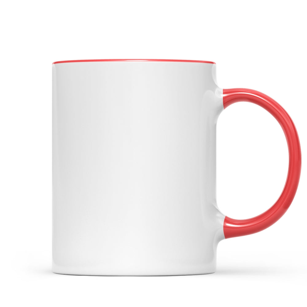 Floral Monogram Personalised Name Mug