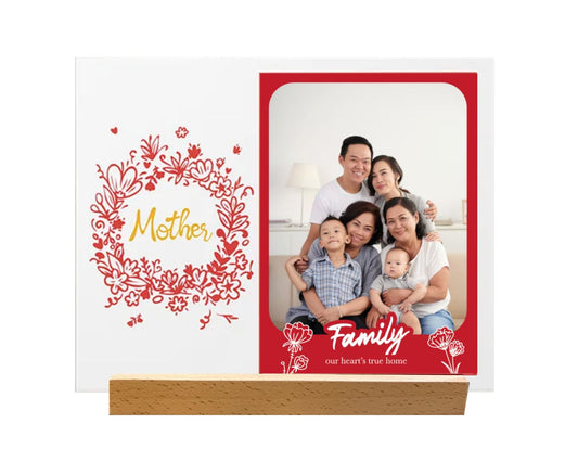 MDPG2565 Memory Bloom (Personalised Glass Photo Frame)