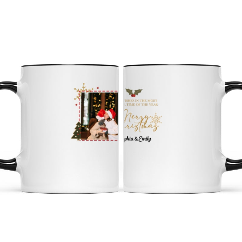 Personalised Christmas Photo Mug