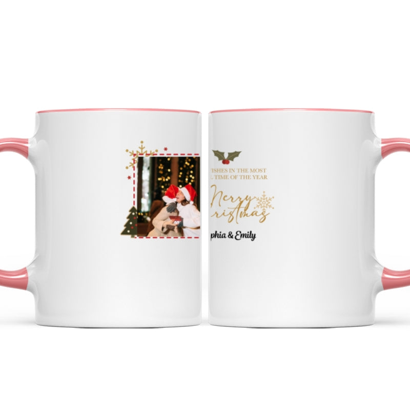 Personalised Christmas Photo Mug