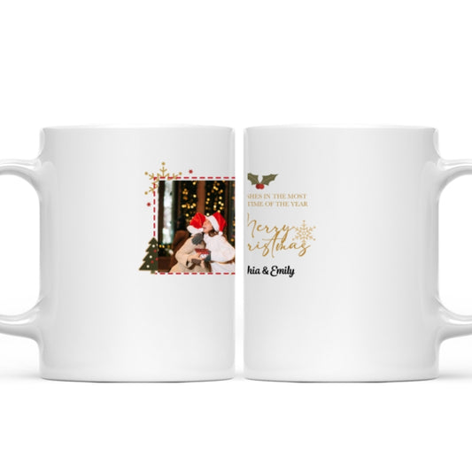 Personalised Christmas Photo Mug