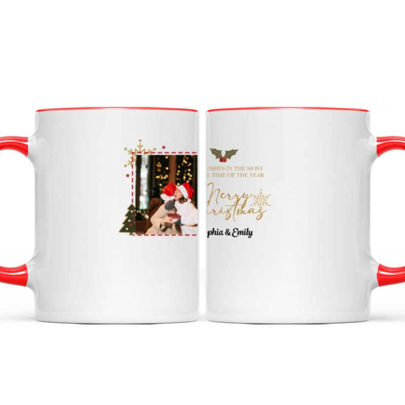 Personalised Christmas Photo Mug